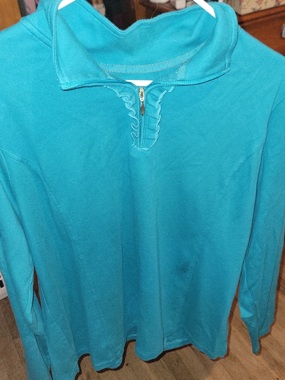 NWOT Sport Savy pullover jacket in Green